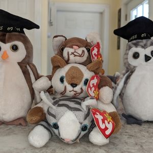 20 RARE assorted Beanie Babies with tags.All tags in tact. Lightly used